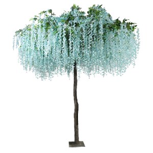 glo-20433-20433_2 GLOBOSTAR® ARTIFICIAL GARDEN WISTERIA FLOWER TREE 20433 ΤΕΧΝΗΤΟ ΔΙΑΚΟΣΜΗΤΙΚΟ ΔΕΝΤΡΟ ΒΙΣΤΕΡ