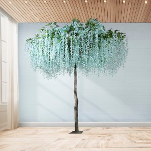 glo-20433-20433 GLOBOSTAR® ARTIFICIAL GARDEN WISTERIA FLOWER TREE 20433 ΤΕΧΝΗΤΟ ΔΙΑΚΟΣΜΗΤΙΚΟ ΔΕΝΤΡΟ ΒΙΣΤΕΡ