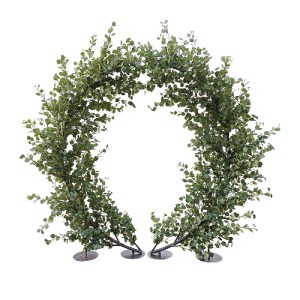 glo-20434-20434_2 GLOBOSTAR® ARTIFICIAL GARDEN EYCALYPTUS CINEREA ARCH 20434 ΤΕΧΝΗΤΗ ΔΙΑΚΟΣΜΗΤΙΚΗ ΑΨΙΔΑ ΕΥΚΑ