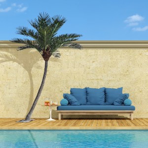 glo-20443-20443 GLOBOSTAR® ARTIFICIAL GARDEN CURVED COCONUT PALM TREE 20443 ΤΕΧΝΗΤΟ ΔΙΑΚΟΣΜΗΤΙΚΟ ΚΥΡΤΟ ΦΟΙ