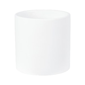glo-20444-20444_6 GLOBOSTAR® ARTIFICIAL GARDEN KASOS 20444 ΠΗΛΙΝΟ ΚΕΡΑΜΙΚΟ ΚΑΣΠΩ ΓΛΑΣΤΡΑ - FLOWER POT ΛΕΥΚΟ 