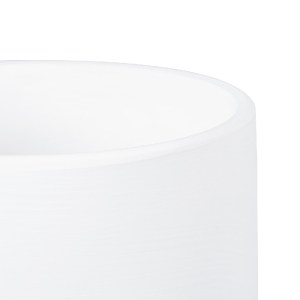 glo-20444-20444_8 GLOBOSTAR® ARTIFICIAL GARDEN KASOS 20444 ΠΗΛΙΝΟ ΚΕΡΑΜΙΚΟ ΚΑΣΠΩ ΓΛΑΣΤΡΑ - FLOWER POT ΛΕΥΚΟ 