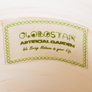 glo-20450-20450_9 GLOBOSTAR® ARTIFICIAL GARDEN LINDOS 20450 ΠΗΛΙΝΟ ΚΕΡΑΜΙΚΟ ΚΑΣΠΩ ΓΛΑΣΤΡΑ - FLOWER POT ΑΠΑΛΟ