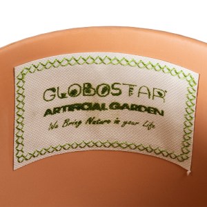 glo-20451-20451_6 GLOBOSTAR® ARTIFICIAL GARDEN ASTYPALAIA 20451 ΠΗΛΙΝΟ ΚΕΡΑΜΙΚΟ ΚΑΣΠΩ ΓΛΑΣΤΡΑ - FLOWER POT Κ