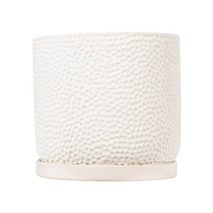 glo-20452-20452_4 GLOBOSTAR® ARTIFICIAL GARDEN PARGA 20452 ΠΗΛΙΝΟ ΚΕΡΑΜΙΚΟ ΚΑΣΠΩ ΓΛΑΣΤΡΑ - FLOWER POT ΜΠΕΖ Φ