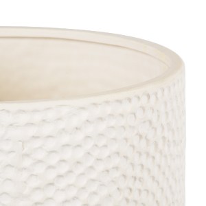 glo-20452-20452_8 GLOBOSTAR® ARTIFICIAL GARDEN PARGA 20452 ΠΗΛΙΝΟ ΚΕΡΑΜΙΚΟ ΚΑΣΠΩ ΓΛΑΣΤΡΑ - FLOWER POT ΜΠΕΖ Φ