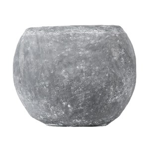 glo-20458-20458_4 GLOBOSTAR® ARTIFICIAL GARDEN ALONISSOS 20458 ΤΣΙΜΕΝΤΕΝΙΟ ΚΑΣΠΩ ΓΛΑΣΤΡΑ - FLOWER POT ΓΚΡΙ Φ