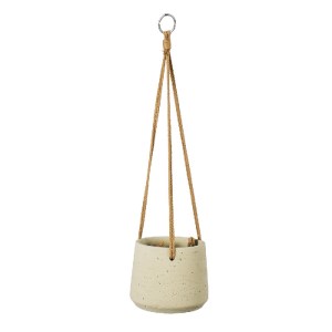glo-20465-20465_2 GLOBOSTAR® ARTIFICIAL GARDEN DONOUSA 20465 ΚΡΕΜΑΣΤΟ ΠΗΛΙΝΟ ΚΕΡΑΜΙΚΟ ΚΑΣΠΩ ΓΛΑΣΤΡΑ - FLOWER