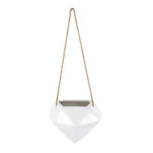 glo-20467-20467_2 GLOBOSTAR® ARTIFICIAL GARDEN HERAKLIO 20467 ΚΡΕΜΑΣΤΟ ΠΗΛΙΝΟ ΚΕΡΑΜΙΚΟ ΚΑΣΠΩ ΓΛΑΣΤΡΑ - FLOWE