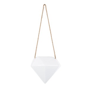 glo-20467-20467_4 GLOBOSTAR® ARTIFICIAL GARDEN HERAKLIO 20467 ΚΡΕΜΑΣΤΟ ΠΗΛΙΝΟ ΚΕΡΑΜΙΚΟ ΚΑΣΠΩ ΓΛΑΣΤΡΑ - FLOWE