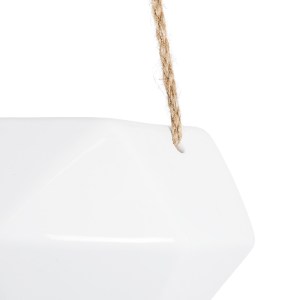 glo-20467-20467_6 GLOBOSTAR® ARTIFICIAL GARDEN HERAKLIO 20467 ΚΡΕΜΑΣΤΟ ΠΗΛΙΝΟ ΚΕΡΑΜΙΚΟ ΚΑΣΠΩ ΓΛΑΣΤΡΑ - FLOWE