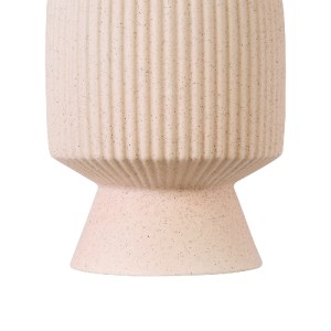 glo-20468-20468_6 GLOBOSTAR® ARTIFICIAL GARDEN CAPRI 20468 ΠΗΛΙΝΟ ΚΕΡΑΜΙΚΟ ΚΑΣΠΩ ΓΛΑΣΤΡΑ - FLOWER POT ΑΠΑΛΟ 
