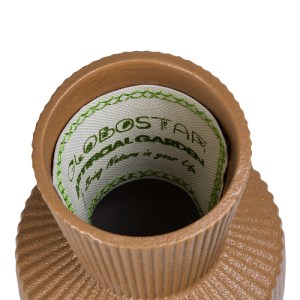 glo-20469-20469_7 GLOBOSTAR® ARTIFICIAL GARDEN AMALFI 20469 ΠΗΛΙΝΟ ΚΕΡΑΜΙΚΟ ΚΑΣΠΩ ΓΛΑΣΤΡΑ - FLOWER POT ΚΕΡΑΜ
