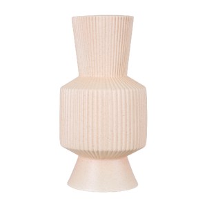 glo-20470-20470_4 GLOBOSTAR® ARTIFICIAL GARDEN CAPRI 20470 ΠΗΛΙΝΟ ΚΕΡΑΜΙΚΟ ΚΑΣΠΩ ΓΛΑΣΤΡΑ - FLOWER POT ΑΠΑΛΟ 