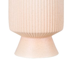 glo-20470-20470_6 GLOBOSTAR® ARTIFICIAL GARDEN CAPRI 20470 ΠΗΛΙΝΟ ΚΕΡΑΜΙΚΟ ΚΑΣΠΩ ΓΛΑΣΤΡΑ - FLOWER POT ΑΠΑΛΟ 