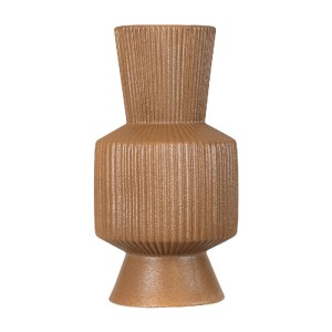 glo-20471-20471_4 GLOBOSTAR® ARTIFICIAL GARDEN AMALFI 20471 ΠΗΛΙΝΟ ΚΕΡΑΜΙΚΟ ΚΑΣΠΩ ΓΛΑΣΤΡΑ - FLOWER POT ΚΕΡΑΜ