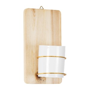 glo-20472-20472_3 GLOBOSTAR® ARTIFICIAL GARDEN IKARIA 20472 ΕΠΙΤΟΙΧΙΟ ΠΗΛΙΝΟ ΚΕΡΑΜΙΚΟ ΚΑΣΠΩ ΓΛΑΣΤΡΑ ΜΕ ΞΥΛΙΝ