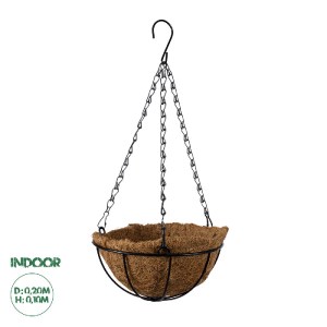 glo-20479-20479_0 GLOBOSTAR® ARTIFICIAL GARDEN SALAMINA 20479 ΚΡΕΜΑΣΤΟ ΚΑΣΠΩ ΓΛΑΣΤΡΑ - FLOWER POT ΑΠΟ ΦΛΟΙΟ 