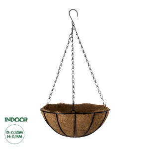 glo-20480-20480_0 GLOBOSTAR® ARTIFICIAL GARDEN SALAMINA 20480 ΚΡΕΜΑΣΤΟ ΚΑΣΠΩ ΓΛΑΣΤΡΑ - FLOWER POT ΑΠΟ ΦΛΟΙΟ 