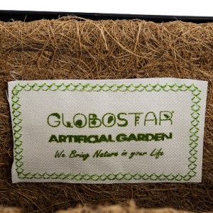 glo-20481-20481_9 GLOBOSTAR® ARTIFICIAL GARDEN OINOUSSES 20481 ΕΠΙΤΟΙΧΙΟ ΚΑΣΠΩ ΓΛΑΣΤΡΑ - FLOWER POT ΑΠΟ ΦΛΟΙ