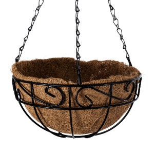 glo-20483-20483_5 GLOBOSTAR® ARTIFICIAL GARDEN KARYSTOS 20483 ΚΡΕΜΑΣΤΟ ΚΑΣΠΩ ΓΛΑΣΤΡΑ - FLOWER POT ΑΠΟ ΦΛΟΙΟ 