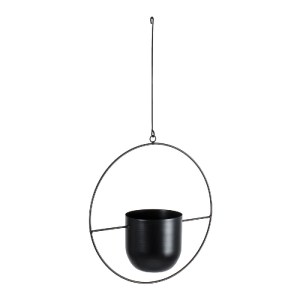 glo-20485-20485_2 GLOBOSTAR® ARTIFICIAL GARDEN TILOS 20485 ΚΡΕΜΑΣΤΟ ΜΕΤΑΛΛΙΚΟ ΚΑΣΠΩ ΓΛΑΣΤΡΑ - FLOWER POT ΜΑΥ