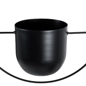 glo-20485-20485_6 GLOBOSTAR® ARTIFICIAL GARDEN TILOS 20485 ΚΡΕΜΑΣΤΟ ΜΕΤΑΛΛΙΚΟ ΚΑΣΠΩ ΓΛΑΣΤΡΑ - FLOWER POT ΜΑΥ