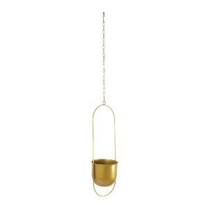 glo-20488-20488_2 GLOBOSTAR® ARTIFICIAL GARDEN NISYROS 20488 ΚΡΕΜΑΣΤΟ ΜΕΤΑΛΛΙΚΟ ΚΑΣΠΩ ΓΛΑΣΤΡΑ - FLOWER POT Χ