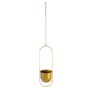 glo-20488-20488_3 GLOBOSTAR® ARTIFICIAL GARDEN NISYROS 20488 ΚΡΕΜΑΣΤΟ ΜΕΤΑΛΛΙΚΟ ΚΑΣΠΩ ΓΛΑΣΤΡΑ - FLOWER POT Χ