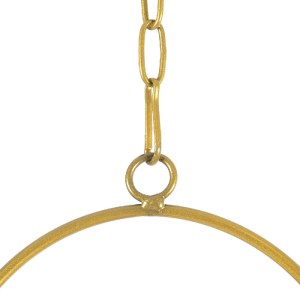 glo-20488-20488_8 GLOBOSTAR® ARTIFICIAL GARDEN NISYROS 20488 ΚΡΕΜΑΣΤΟ ΜΕΤΑΛΛΙΚΟ ΚΑΣΠΩ ΓΛΑΣΤΡΑ - FLOWER POT Χ