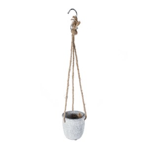 glo-20491-20491_3 GLOBOSTAR® ARTIFICIAL GARDEN SCORPIOS 20491 ΚΡΕΜΑΣΤΟ ΠΗΛΙΝΟ ΚΕΡΑΜΙΚΟ ΚΑΣΠΩ ΓΛΑΣΤΡΑ - FLOWE