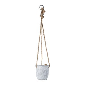 glo-20491-20491_4 GLOBOSTAR® ARTIFICIAL GARDEN SCORPIOS 20491 ΚΡΕΜΑΣΤΟ ΠΗΛΙΝΟ ΚΕΡΑΜΙΚΟ ΚΑΣΠΩ ΓΛΑΣΤΡΑ - FLOWE
