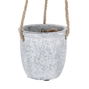 glo-20491-20491_5 GLOBOSTAR® ARTIFICIAL GARDEN SCORPIOS 20491 ΚΡΕΜΑΣΤΟ ΠΗΛΙΝΟ ΚΕΡΑΜΙΚΟ ΚΑΣΠΩ ΓΛΑΣΤΡΑ - FLOWE