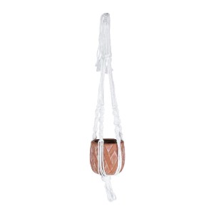 glo-20492-20492_2 GLOBOSTAR® ARTIFICIAL GARDEN PSERIMOS 20492 ΚΡΕΜΑΣΤΟ ΠΗΛΙΝΟ ΚΕΡΑΜΙΚΟ ΚΑΣΠΩ ΓΛΑΣΤΡΑ - FLOWE