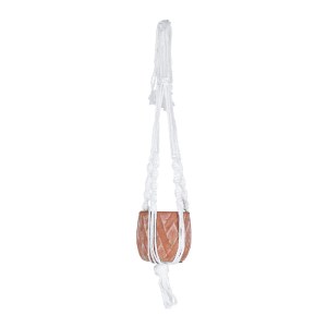 glo-20492-20492_4 GLOBOSTAR® ARTIFICIAL GARDEN PSERIMOS 20492 ΚΡΕΜΑΣΤΟ ΠΗΛΙΝΟ ΚΕΡΑΜΙΚΟ ΚΑΣΠΩ ΓΛΑΣΤΡΑ - FLOWE