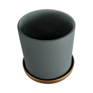 glo-20495-20495_3 GLOBOSTAR® ARTIFICIAL GARDEN NAPOLI 20495 ΔΙΑΚΟΣΜΗΤΙΚΟ ΚΕΡΑΜΙΚΟ ΚΑΣΠΩ ΓΛΑΣΤΡΑ - FLOWER POT