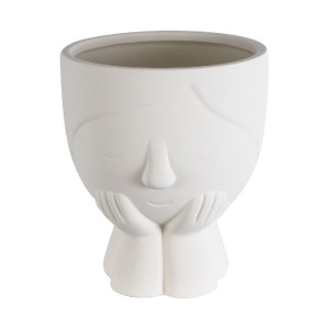 glo-20496-20496_2 GLOBOSTAR® ARTIFICIAL GARDEN TOKYO 20496 ΔΙΑΚΟΣΜΗΤΙΚΟ ΚΕΡΑΜΙΚΟ ΚΑΣΠΩ ΓΛΑΣΤΡΑ - FLOWER POT 