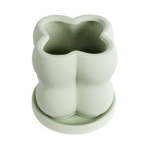 glo-20499-20499_3 GLOBOSTAR® ARTIFICIAL GARDEN ATHENA 20499 ΔΙΑΚΟΣΜΗΤΙΚΟ ΚΕΡΑΜΙΚΟ ΚΑΣΠΩ ΓΛΑΣΤΡΑ - FLOWER POT
