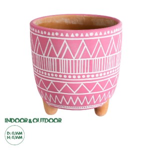 glo-20505-20505_0 GLOBOSTAR® ARTIFICIAL GARDEN MARRAKECH 20505 ΔΙΑΚΟΣΜΗΤΙΚΟ ΚΕΡΑΜΙΚΟ ΚΑΣΠΩ ΓΛΑΣΤΡΑ - FLOWER 