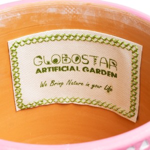 glo-20505-20505_6 GLOBOSTAR® ARTIFICIAL GARDEN MARRAKECH 20505 ΔΙΑΚΟΣΜΗΤΙΚΟ ΚΕΡΑΜΙΚΟ ΚΑΣΠΩ ΓΛΑΣΤΡΑ - FLOWER 
