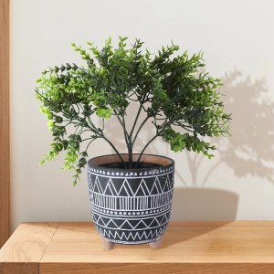 glo-20509-18816d_20392_20509 GLOBOSTAR® ARTIFICIAL GARDEN NAIROBI 20509 ΔΙΑΚΟΣΜΗΤΙΚΟ ΚΕΡΑΜΙΚΟ ΚΑΣΠΩ ΓΛΑΣΤΡΑ - FLOWER PO