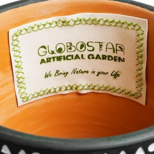 glo-20509-20509_6 GLOBOSTAR® ARTIFICIAL GARDEN NAIROBI 20509 ΔΙΑΚΟΣΜΗΤΙΚΟ ΚΕΡΑΜΙΚΟ ΚΑΣΠΩ ΓΛΑΣΤΡΑ - FLOWER PO