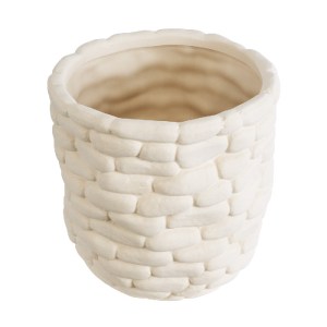 glo-20512-20512_3 GLOBOSTAR® ARTIFICIAL GARDEN UBUD 20512 ΔΙΑΚΟΣΜΗΤΙΚΟ ΚΕΡΑΜΙΚΟ ΚΑΣΠΩ ΓΛΑΣΤΡΑ - FLOWER POT Λ