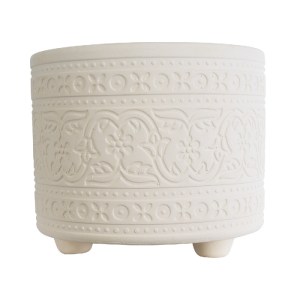glo-20514-20514_4 GLOBOSTAR® ARTIFICIAL GARDEN BERATAN 20514 ΔΙΑΚΟΣΜΗΤΙΚΟ ΚΕΡΑΜΙΚΟ ΚΑΣΠΩ ΓΛΑΣΤΡΑ - FLOWER PO