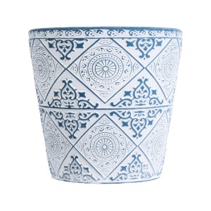 glo-20517-20517_4 GLOBOSTAR® ARTIFICIAL GARDEN CASABLANCA 20517 ΔΙΑΚΟΣΜΗΤΙΚΟ ΚΕΡΑΜΙΚΟ ΚΑΣΠΩ ΓΛΑΣΤΡΑ - FLOWER