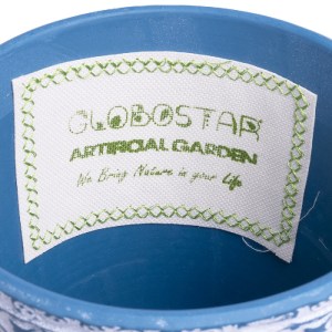 glo-20517-20517_6 GLOBOSTAR® ARTIFICIAL GARDEN CASABLANCA 20517 ΔΙΑΚΟΣΜΗΤΙΚΟ ΚΕΡΑΜΙΚΟ ΚΑΣΠΩ ΓΛΑΣΤΡΑ - FLOWER
