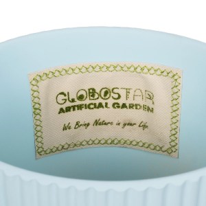 glo-20519-20519_6.webp GLOBOSTAR® ARTIFICIAL GARDEN SEMINYAK 20519 ΔΙΑΚΟΣΜΗΤΙΚΗ ΚΕΡΑΜΙΚΗ ΓΛΑΣΤΡΑ ΛΕΥΚΗ Π17 X M17 