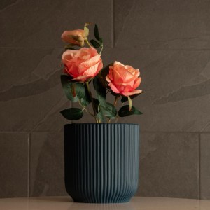glo-20520-20520_7 GLOBOSTAR® ARTIFICIAL GARDEN ULUWATU 20520 ΔΙΑΚΟΣΜΗΤΙΚΗ ΚΕΡΑΜΙΚΗ ΓΛΑΣΤΡΑ ΜΠΛΕ Π17 X M17 X Υ17