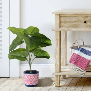 glo-20521-cb01b6_20376_20521 GLOBOSTAR® ARTIFICIAL GARDEN BOMBAY 20521 ΔΙΑΚΟΣΜΗΤΙΚΟ ΚΕΡΑΜΙΚΟ ΚΑΣΠΩ ΓΛΑΣΤΡΑ - FLOWER POT