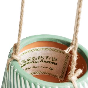 glo-20527-20527_7 GLOBOSTAR® ARTIFICIAL GARDEN BUBASTIS 20527 ΚΡΕΜΑΣΤΟ ΔΙΑΚΟΣΜΗΤΙΚΟ ΚΕΡΑΜΙΚΟ ΚΑΣΠΩ ΓΛΑΣΤΡΑ -